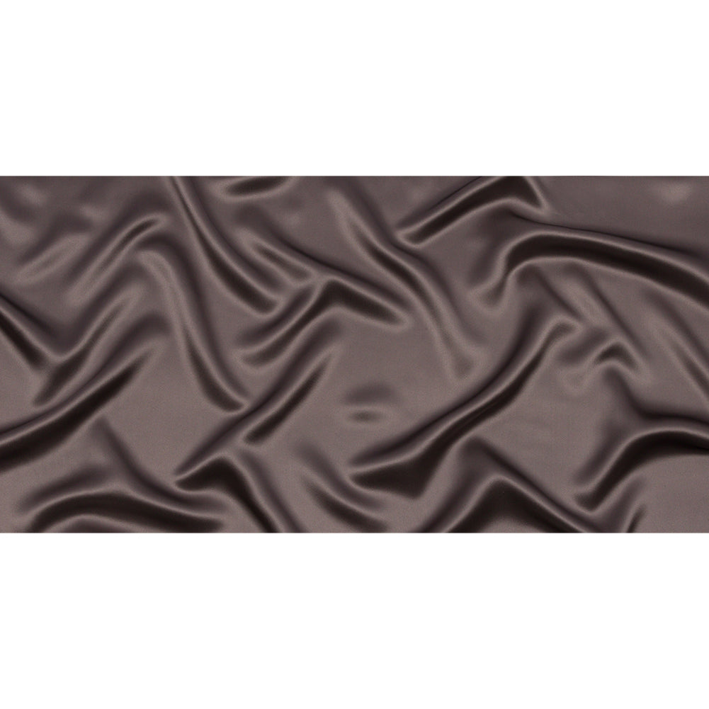 Stretch Silk Charmeuse - Dark Silver - Premium Collection