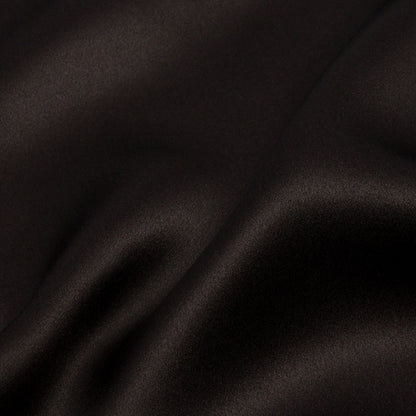 Stretch Silk Charmeuse - Deep Charcoal - Premium Collection