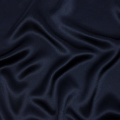 Stretch Silk Charmeuse - Navy - Premium Collection