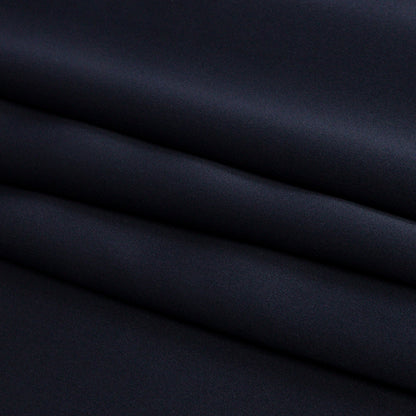 Stretch Silk Charmeuse - Midnight - Premium Collection