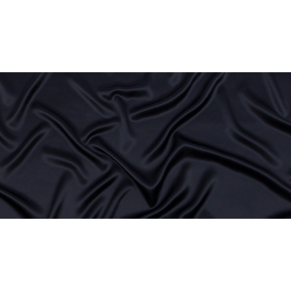 Stretch Silk Charmeuse - Midnight - Premium Collection