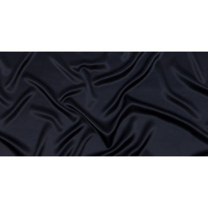 Stretch Silk Charmeuse - Midnight - Premium Collection