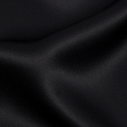 Stretch Silk Charmeuse - Black - Premium Collection
