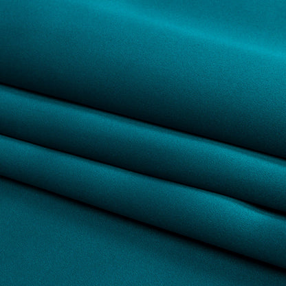 Charmeuse de seda elástica - Verde azulado intenso - Colección Premium