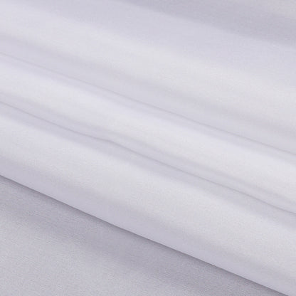 China Silk/Silk Habotai - Bright White - Premium Collection