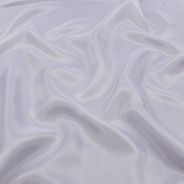 China Silk/Silk Habotai - Bright White - Premium Collection