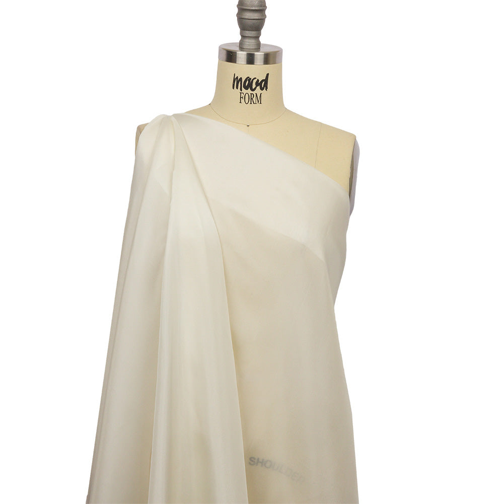 Seda china/Seda Habotai - Blanco antiguo - Colección Premium