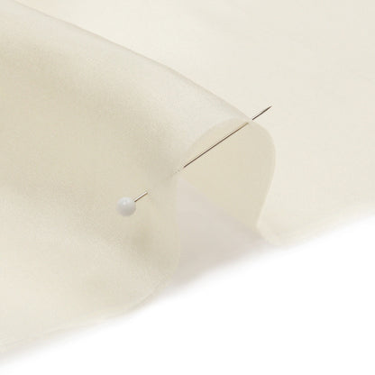 Seda china/Seda Habotai - Amarillo pálido - Colección prémium