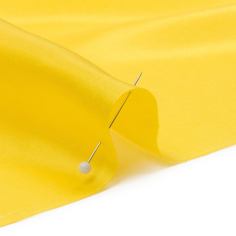 Seda china/Seda Habotai - Amarillo mantequilla - Colección Premium