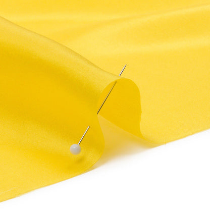 Seda china/Seda Habotai - Amarillo mantequilla - Colección Premium