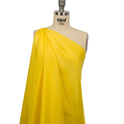 China Silk/Silk Habotai - Buttercup Yellow - Premium Collection Detail