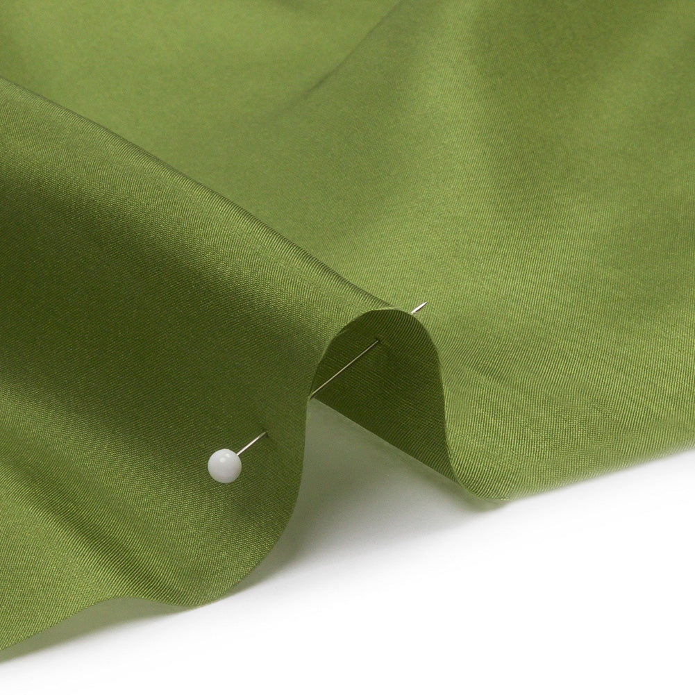 China Silk/Silk Habotai - Pesto Green - Premium Collection
