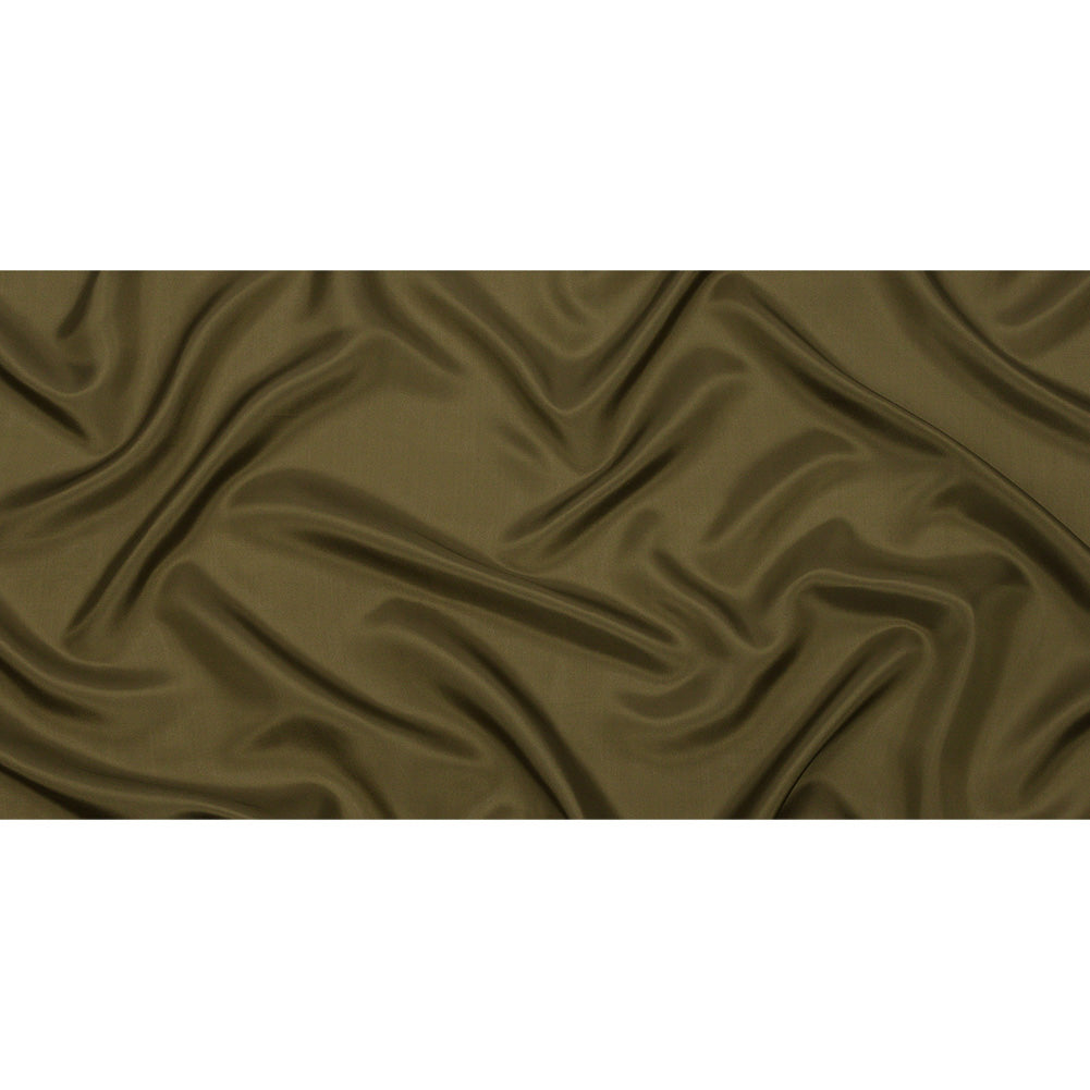 China Silk/Silk Habotai - Olive Green - Premium Collection