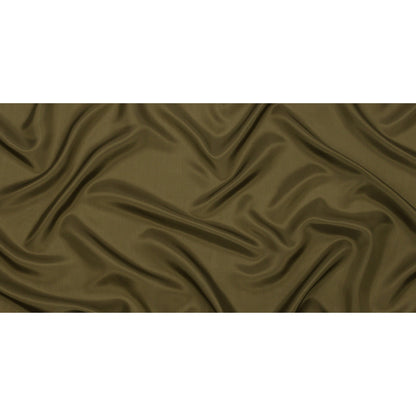 China Silk/Silk Habotai - Olive Green - Premium Collection