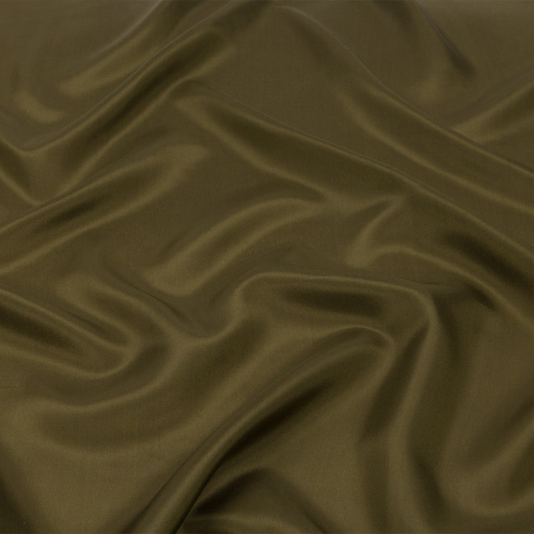 template--25130090922057__main-China Silk/Silk Habotai - Olive Green - Premium Collection