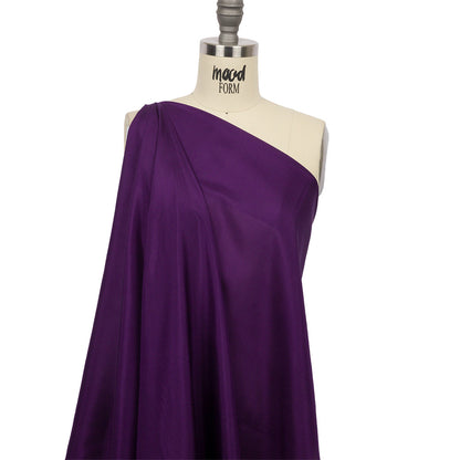 Seda china/Seda Habotai - Púrpura Majestad - Colección Premium