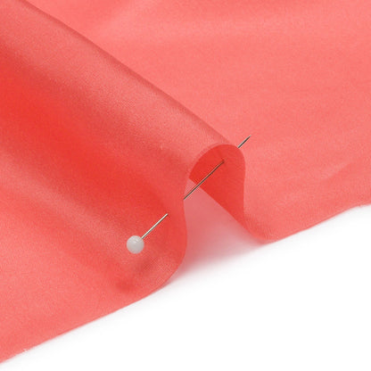 China Silk/Silk Habotai - Coral - Premium Collection