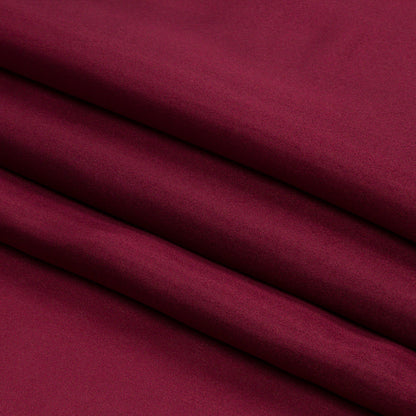 China Silk/Silk Habotai - Maroon - Premium Collection