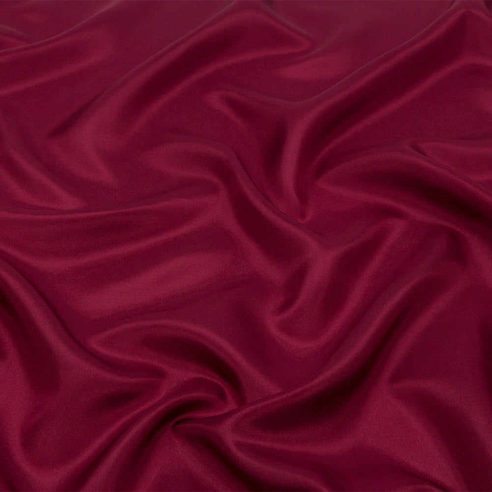 China Silk/Silk Habotai - Maroon - Premium Collection