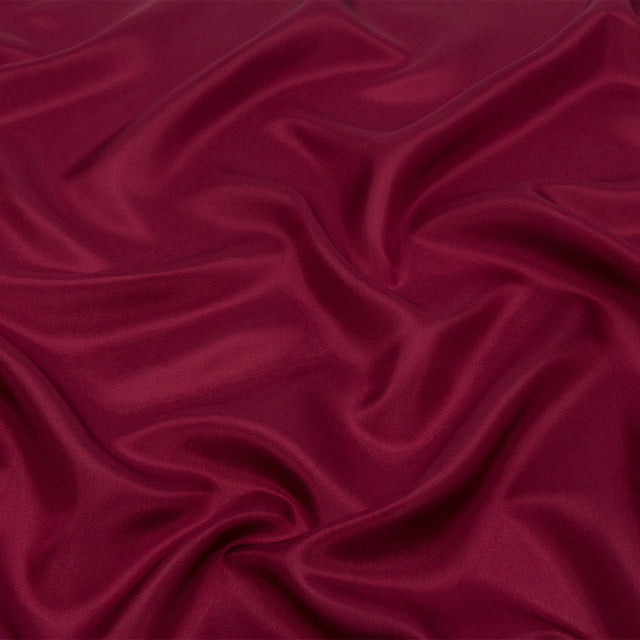 China Silk/Silk Habotai - Maroon - Premium Collection