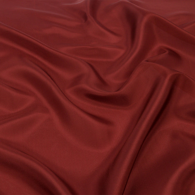 China Silk/Silk Habotai - Mahogany - Premium Collection