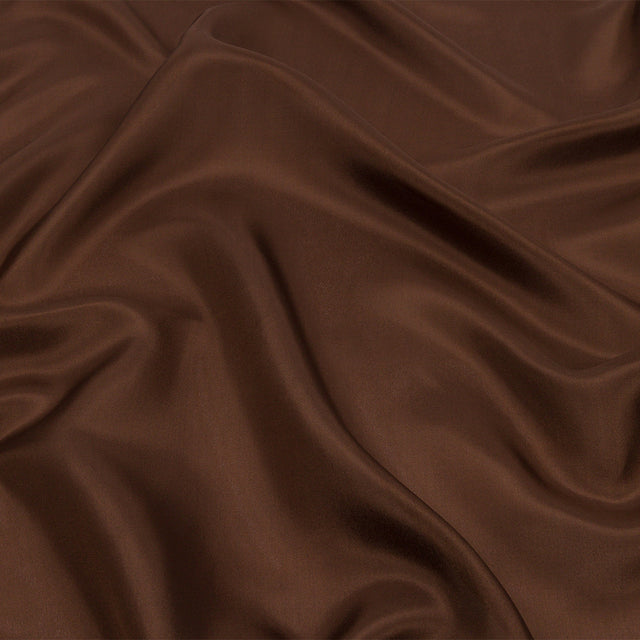 China Silk/Silk Habotai - Chocolate - Premium Collection