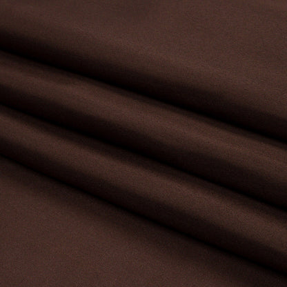 China Silk/Silk Habotai - Dark Brown - Premium Collection