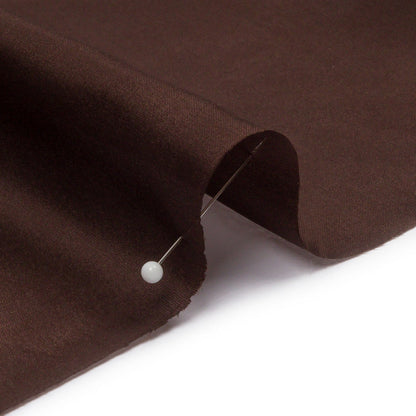 China Silk/Silk Habotai - Dark Brown - Premium Collection