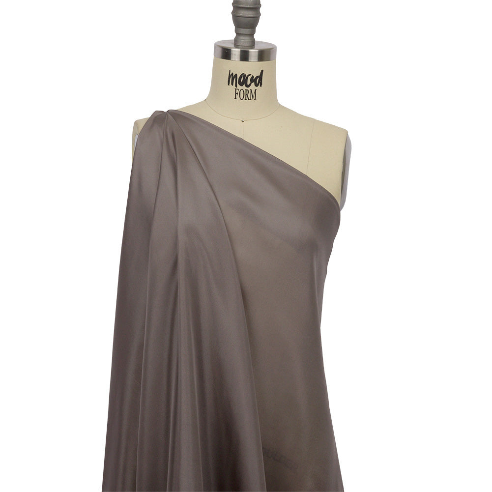 China Silk/Silk Habotai - Dark Silver - Premium Collection