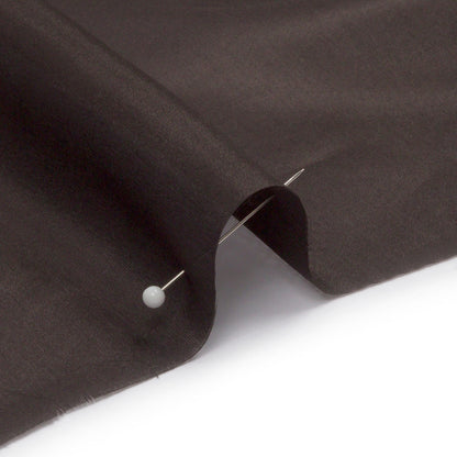 China Silk/Silk Habotai - Deep Charcoal - Premium Collection