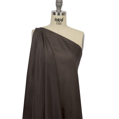 China Silk/Silk Habotai - Deep Charcoal - Premium Collection