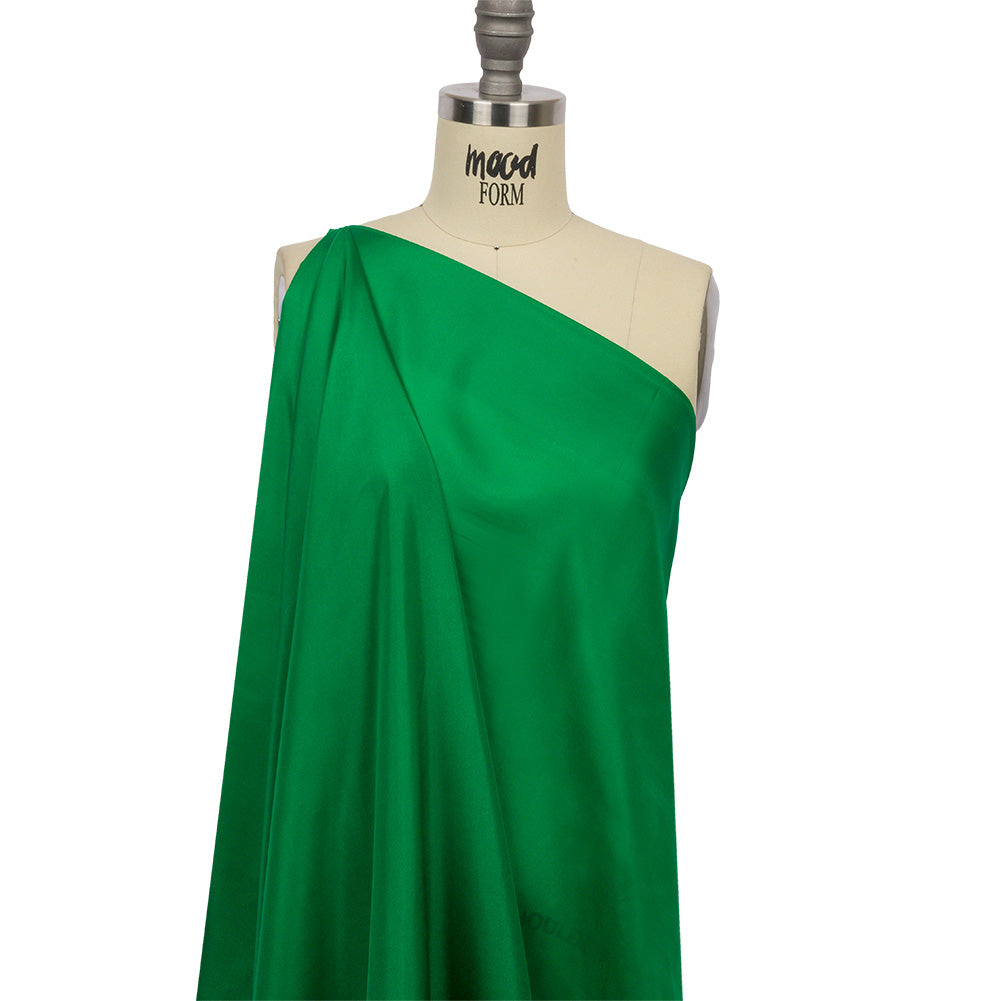 China Silk/Silk Habotai - Kelly Green - Premium Collection Drape