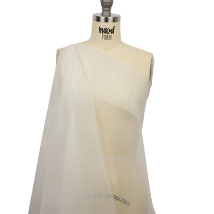 Silk Organza 44" - Whisper White - Premium Collection