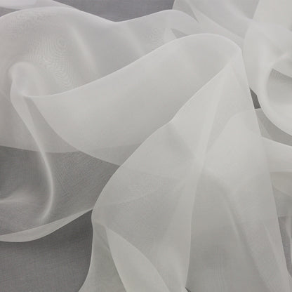 Silk Organza 44" - Whisper White - Premium Collection