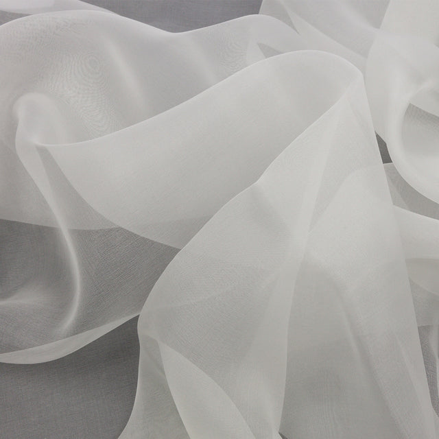 Silk Organza 44" - Whisper White - Premium Collection