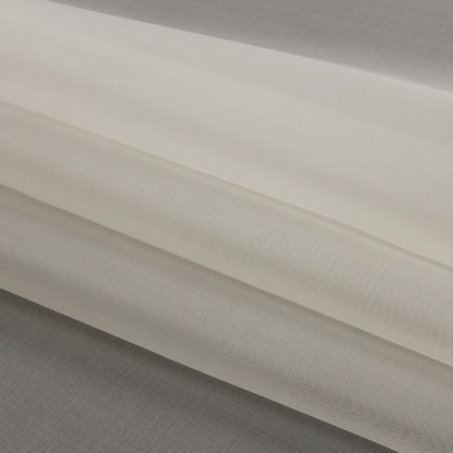 Organza de seda de 112 cm (44 pulgadas) - Blanco antiguo - Colección Premium