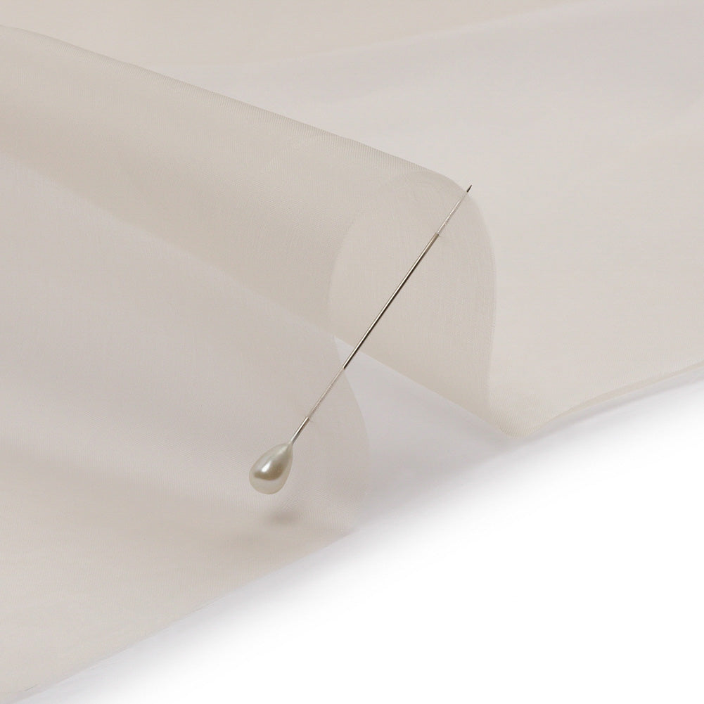 Silk Organza 44" - Tapioca - Premium Collection