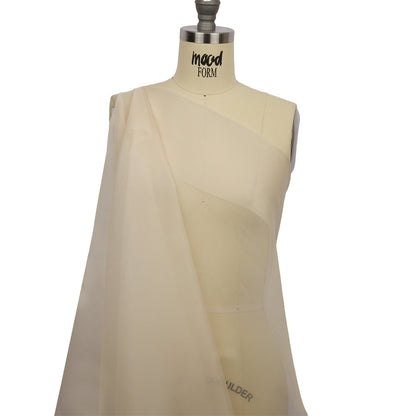 Silk Organza 44" - Tapioca - Premium Collection