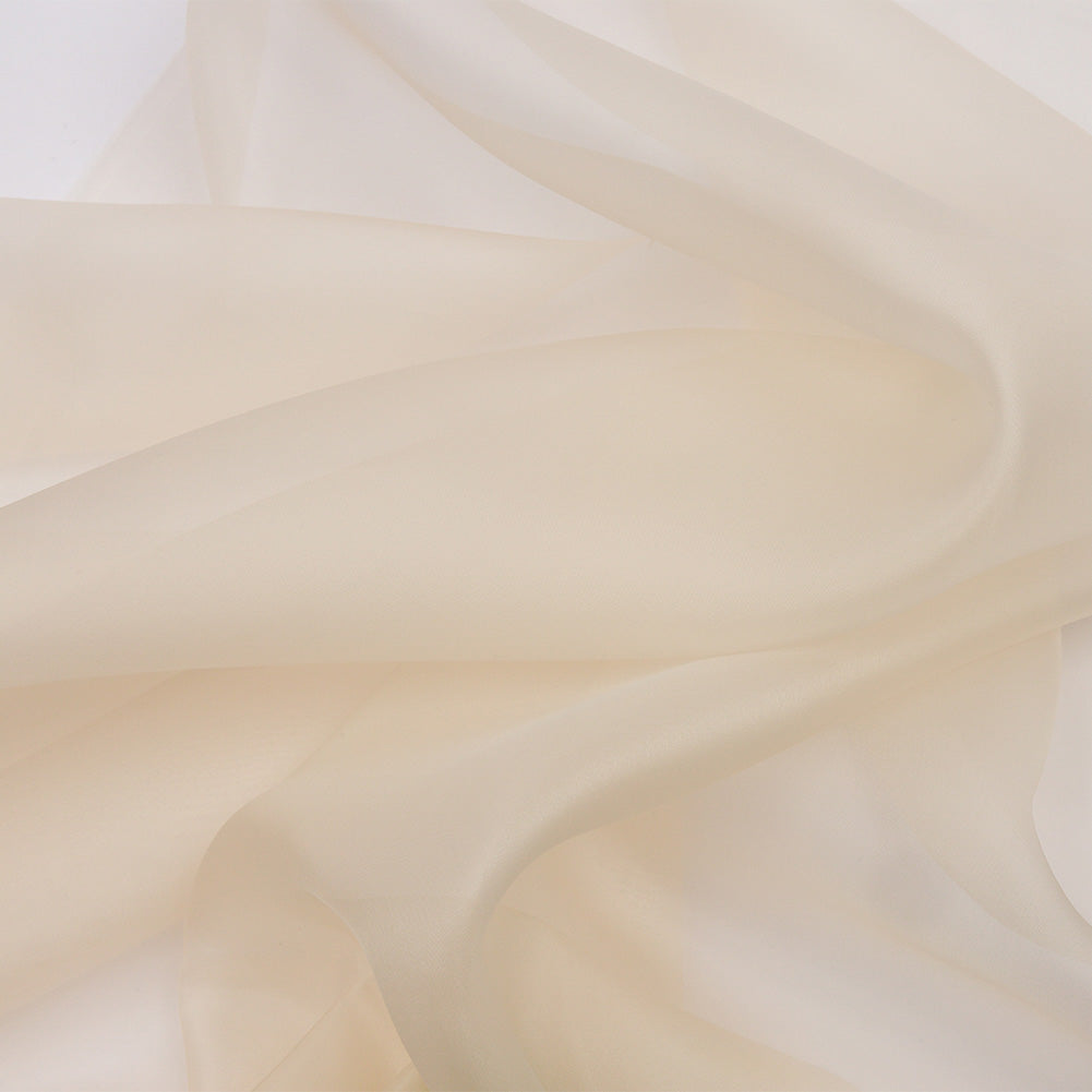 Silk Organza 44" - Tapioca - Premium Collection