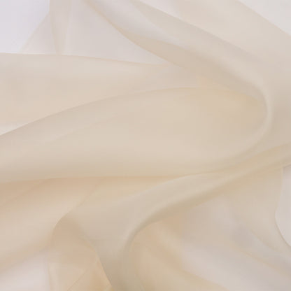 Silk Organza 44" - Tapioca - Premium Collection