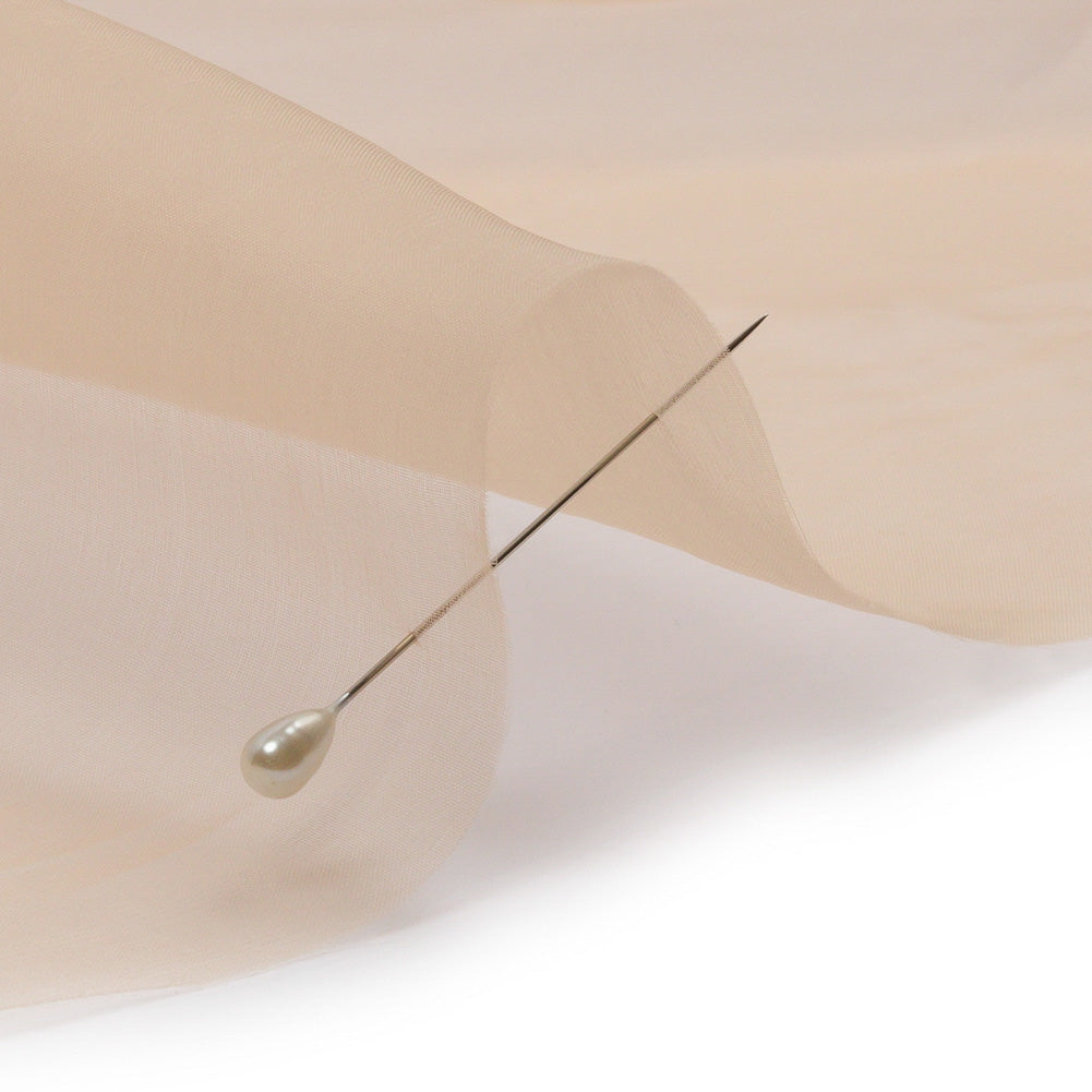 Silk Organza 44" - Ecru - Premium Collection