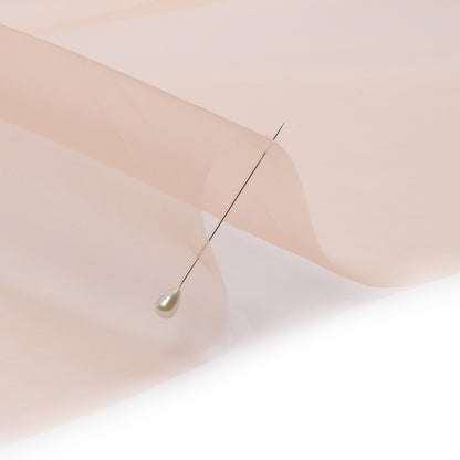Silk Organza 44" - Pale Blush - Premium Collection