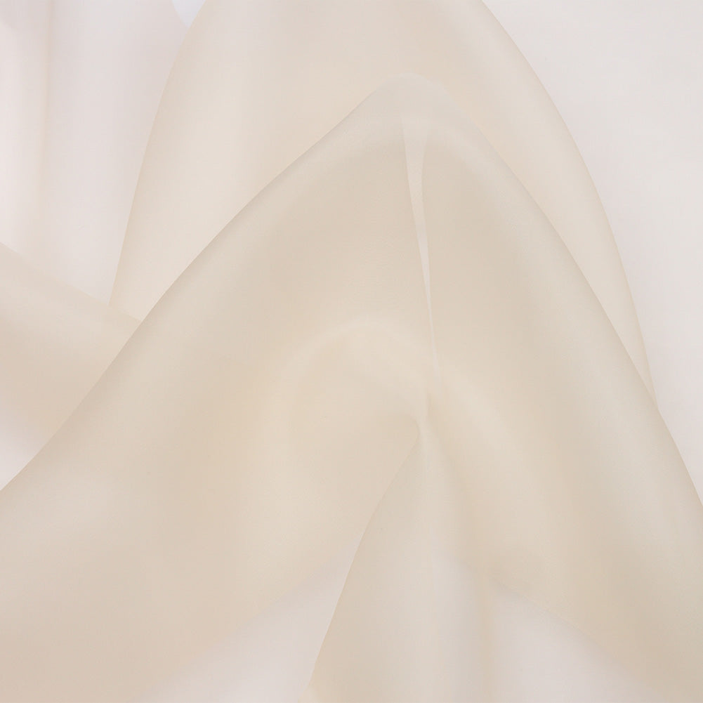 Silk Organza 44" - Cream Pink - Premium Collection