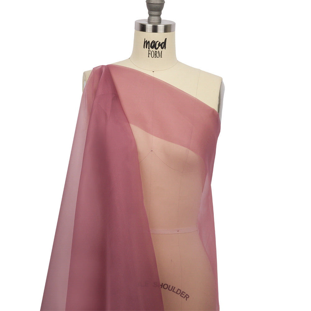 Silk Organza 44" - Crushed Berry - Premium Collection