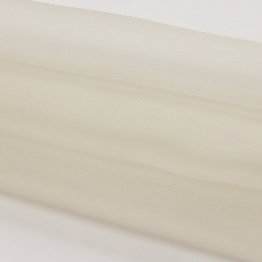 Silk Organza 44" - Ivory - Premium Collection Folded