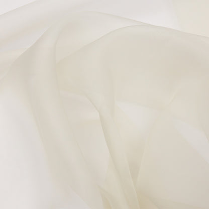 Silk Organza 44" - Ivory - Premium Collection