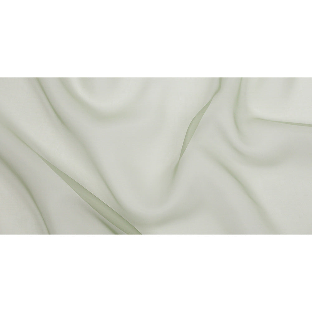 Silk Organza 44" - Oil Green - Premium Collection