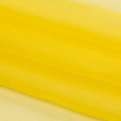Organza de seda de 44 pulgadas - Amarillo mantequilla - Colección Premium