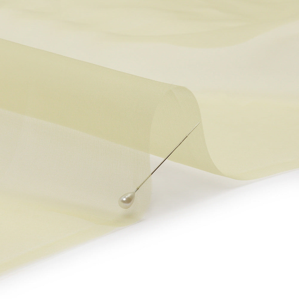 Silk Organza 44" - Linden Green - Premium Collection