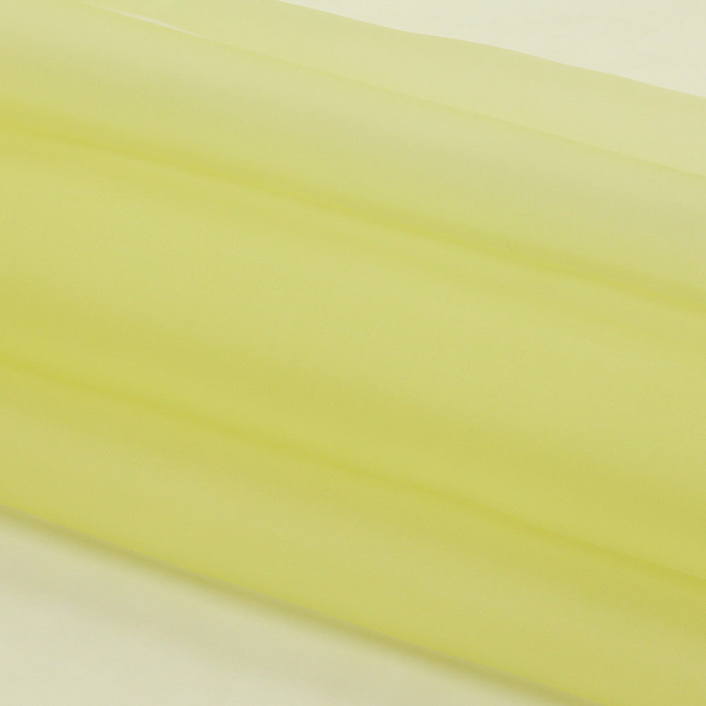 Silk Organza 44" - Sunny Lime - Premium Collection